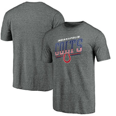 Indianapolis Colts Team Freedom Tri-Blend T-Shirt Gray | NFL