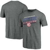 Pittsburgh Steelers Team Freedom Tri-Blend T-Shirt Gray | NFL