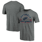 Detroit Red Wings Team Freedom Tri-Blend T-Shirt - Heathered Gray - NHL