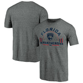 Florida Panthers Team Freedom Tri-Blend T-Shirt - Heathered Gray - NHL