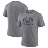 Charlotte Hornets Team Freedom Tri-Blend T-Shirt Gray - NBA