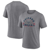 Chicago Bulls Team Freedom Tri-Blend T-Shirt Gray - NBA
