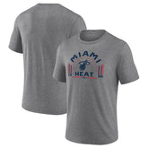 Miami Heat Team Freedom Tri-Blend T-Shirt Gray - NBA