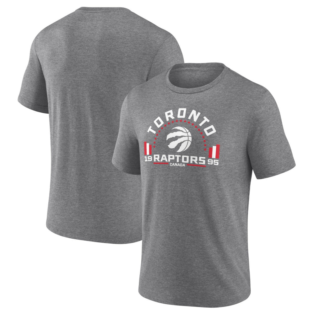 Toronto Raptors Team Freedom Tri-Blend T-Shirt Gray - NBA