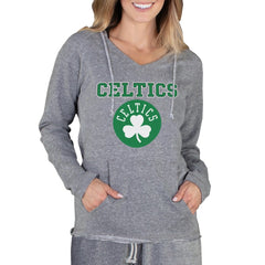 Boston Celtics Concepts Sport Women's Mainstream Terry Hooded Top Gray - NBA