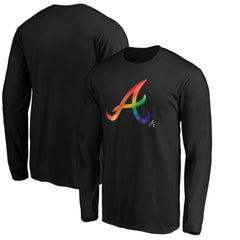 Atlanta Braves Team Pride Logo Long Sleeve T-Shirt - MLB