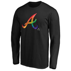 Atlanta Braves Team Pride Logo Long Sleeve T-Shirt - MLB