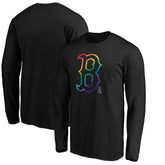 Boston Red Sox Team Pride Logo Long Sleeve T-Shirt - MLB
