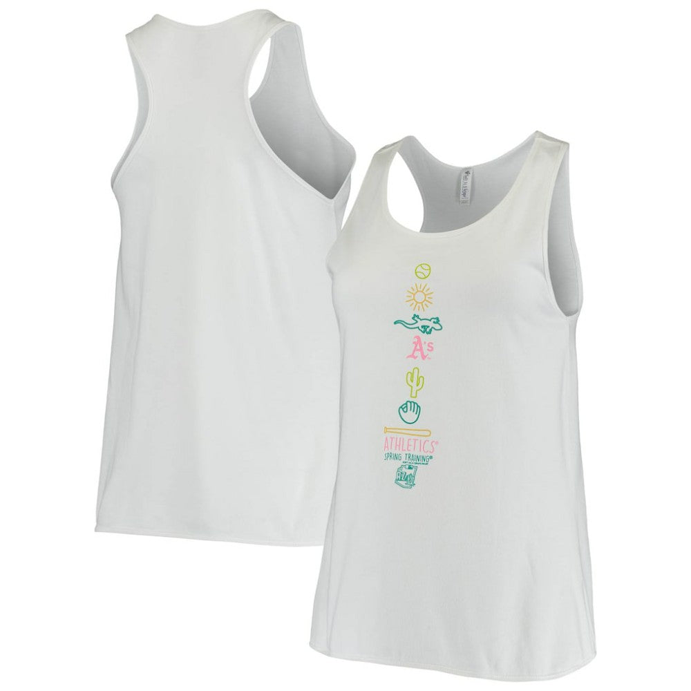 Athletics Soft as a Grape Women's Local Team Lineup Tank Top - MLB