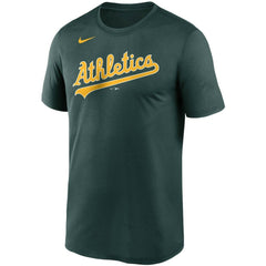 Athletics Nike Wordmark Legend Performance T-Shirt - MLB