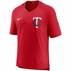 Minnesota Twins Nike Authentic Collection Pregame Performance V-Neck T-Shirt - MLB
