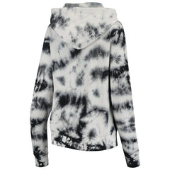 New Orleans Saints New Era Women's Tie Dye Fleece Full-Zip Hoodie Black | NFL