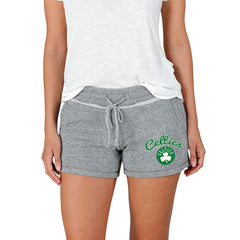 Boston Celtics Concepts Sport Women's Mainstream Terry Shorts Gray - NBA