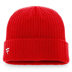 Ottawa Senators Fanatics Core Primary Logo Cuffed Knit Hat - Red - NHL