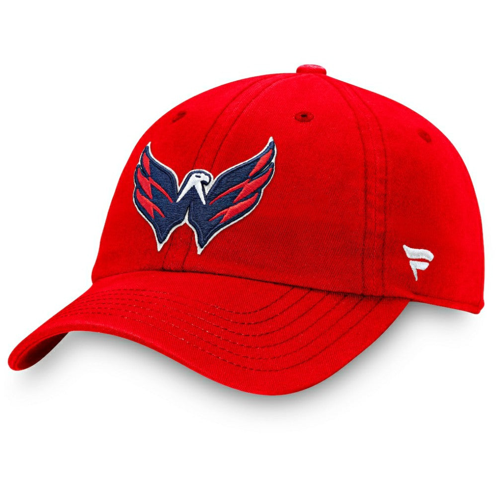 Washington Capitals Fanatics Core Primary Logo Adjustable Hat - Red - NHL