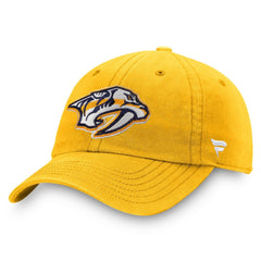 Nashville Predators Fanatics Core Primary Logo Adjustable Hat - Gold - NHL