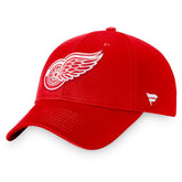 Detroit Red Wings Fanatics Core Adjustable Hat - Red - NHL