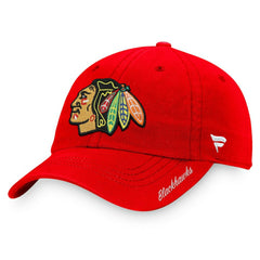 Chicago Blackhawks Fanatics Women's Core Primary Logo Adjustable Hat - Red - NHL