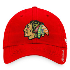 Chicago Blackhawks Fanatics Women's Core Primary Logo Adjustable Hat - Red - NHL