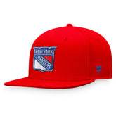 New York Rangers Fanatics Core Primary Logo Fitted Hat - Red - NHL