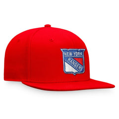 New York Rangers Fanatics Core Primary Logo Fitted Hat - Red - NHL