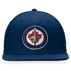 Winnipeg Jets Fanatics Core Primary Logo Fitted Hat - Navy - NHL