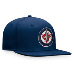 Winnipeg Jets Fanatics Core Primary Logo Fitted Hat - Navy - NHL