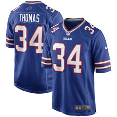 Thurman Thomas Buffalo Bills Game Retired Player Jersey Royal | Nike for Sale