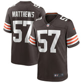 Clay Matthews Cleveland Browns Game Retired Player Jersey Brown | Nike for Sale
