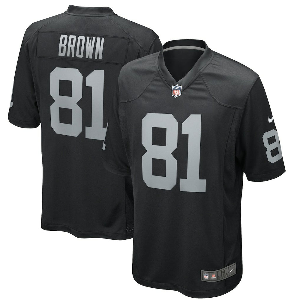 Tim Brown Las Vegas Raiders Game Retired Player Jersey Black | Nike for Sale