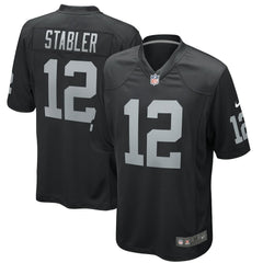 Ken Stabler Las Vegas Raiders Game Retired Player Jersey Black | Nike for Sale