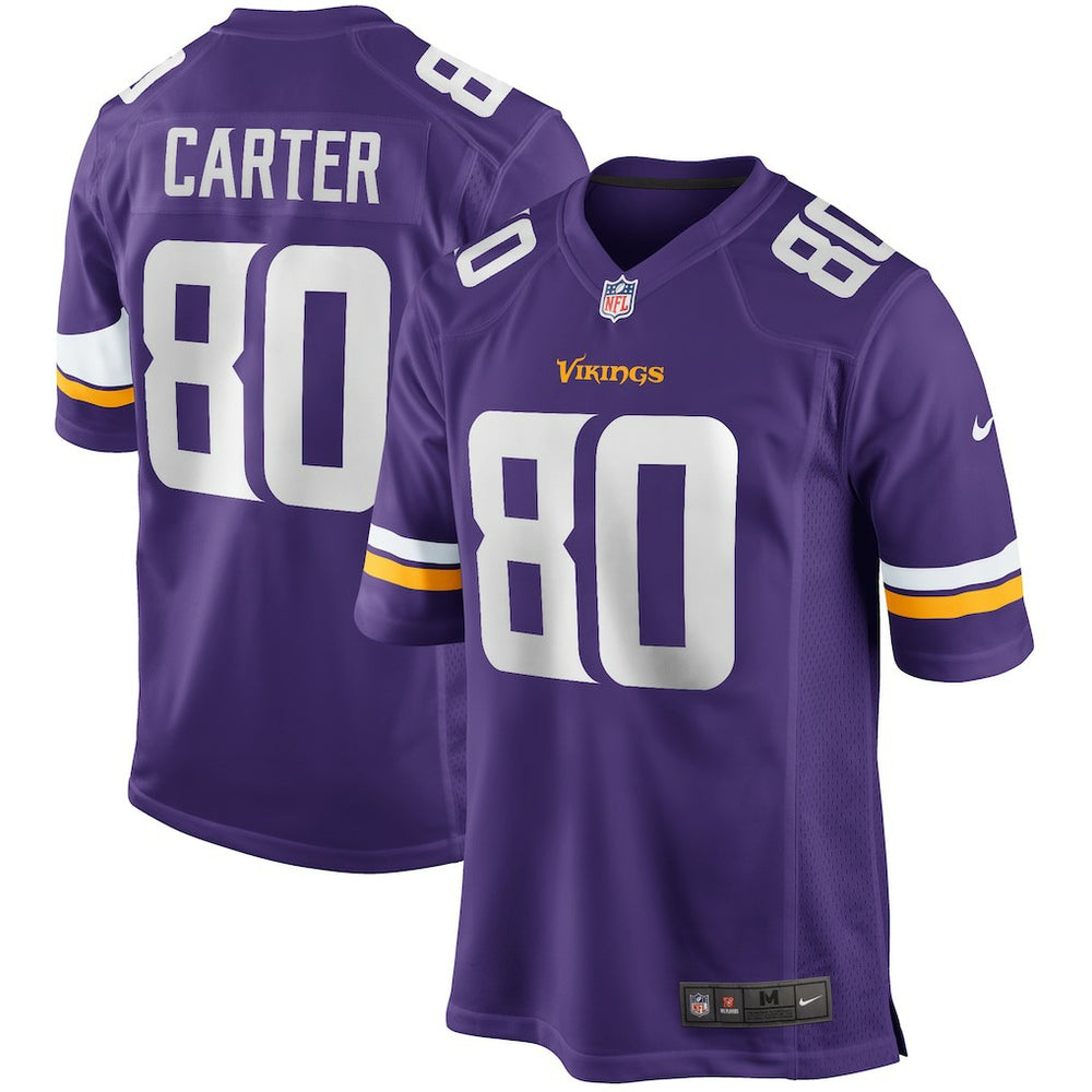 Cris Carter Minnesota Vikings Game Retired Player Jersey Purple | Nike for Sale