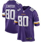 Cris Carter Minnesota Vikings Game Retired Player Jersey Purple | Nike for Sale
