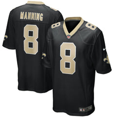 Archie Manning New Orleans Saints Game Retired Player Jersey Black | Nike for Sale
