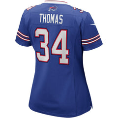 Thurman Thomas Buffalo Bills Women's Game Retired Player Jersey Royal | Nike for Sale