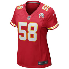 Derrick Thomas Kansas City Chiefs Women's Game Retired Player Jersey Red | Nike for Sale