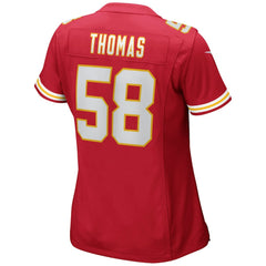 Derrick Thomas Kansas City Chiefs Women's Game Retired Player Jersey Red | Nike for Sale