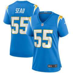 Junior Seau Los Angeles Chargers Women's Game Retired Player Jersey Powder Blue | Nike for Sale