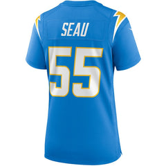 Junior Seau Los Angeles Chargers Women's Game Retired Player Jersey Powder Blue | Nike for Sale