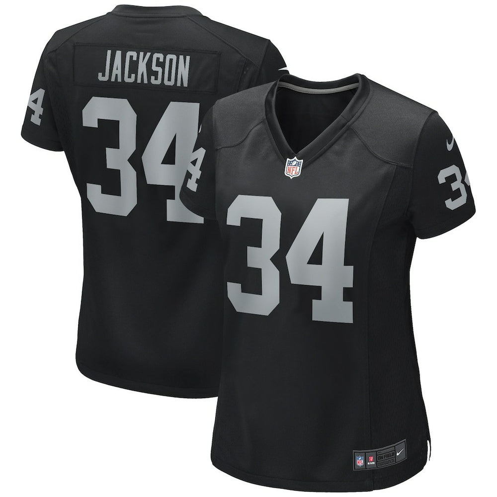 Bo Jackson Las Vegas Raiders Women's Game Retired Player Jersey Black | Nike for Sale