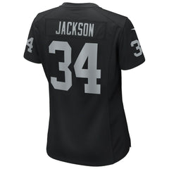 Bo Jackson Las Vegas Raiders Women's Game Retired Player Jersey Black | Nike for Sale