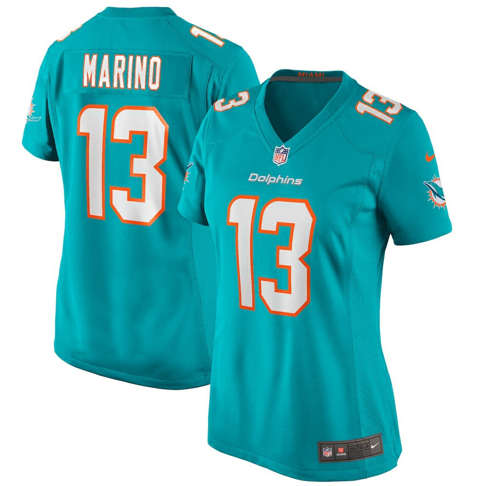 Dan Marino Miami Dolphins Women's Game Retired Player Jersey Aqua | Nike for Sale