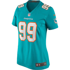Jason Taylor Miami Dolphins Women's Game Retired Player Jersey Aqua | Nike for Sale