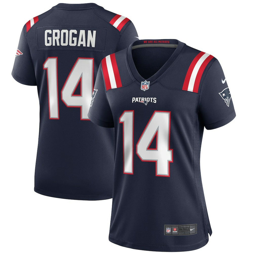 Steve Grogan New England Patriots Women's Game Retired Player Jersey Navy | Nike for Sale