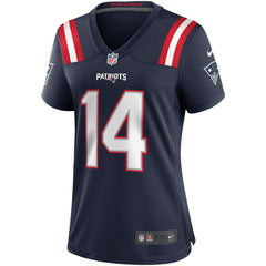Steve Grogan New England Patriots Women's Game Retired Player Jersey Navy | Nike for Sale