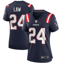 Ty Law New England Patriots Women's Game Retired Player Jersey Navy | Nike for Sale