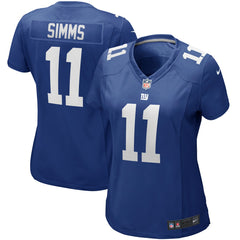 Phil Simms New York Giants Women's Game Retired Player Jersey Royal | Nike for Sale