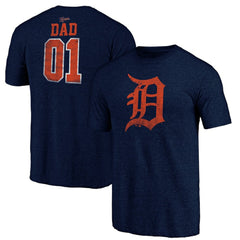 Detroit Tigers Father's Day Greatest Dad Tri-Blend T-Shirt - MLB