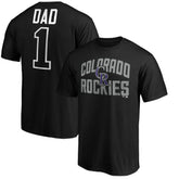 Colorado Rockies Father's Day #1 Dad T-Shirt - MLB