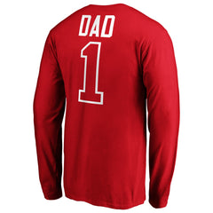 Los Angeles Angels Father's Day #1 Dad Long Sleeve T-Shirt - MLB